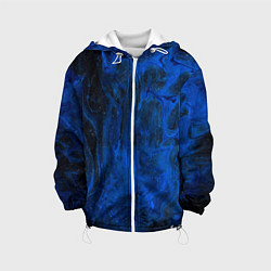 Детская куртка Синий абстрактный дым