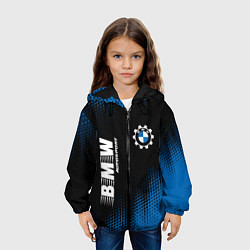 Куртка с капюшоном детская BMW BMW Autosport Абстракция, цвет: 3D-черный — фото 2