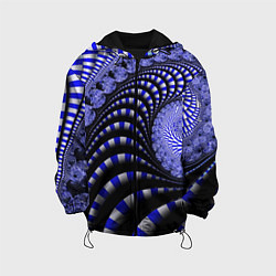 Детская куртка Неоновая спираль Абстракция Neon Spiral Abstractio