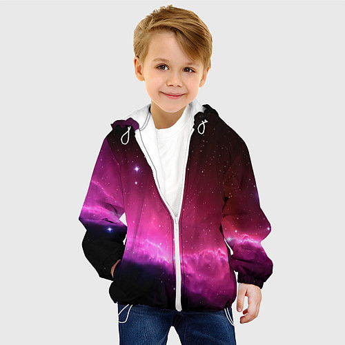 Детская куртка Night Nebula / 3D-Белый – фото 4