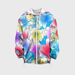 Детская куртка Летний цветочный паттерн Fashion trend 2025