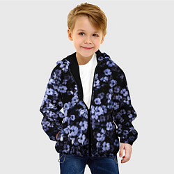 Куртка с капюшоном детская Fascinating Aubrieta, цвет: 3D-черный — фото 2