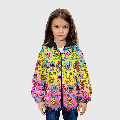 Детская куртка POPPY PLAYTIME МИЛЫЕ ПЕРСОНАЖИ / 3D-Черный – фото 3