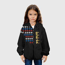 Куртка с капюшоном детская Чечня 95 RUS, цвет: 3D-черный — фото 2