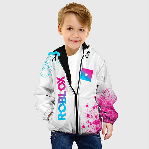 Детская куртка Roblox Neon Gradient FS / 3D-Черный – фото 4
