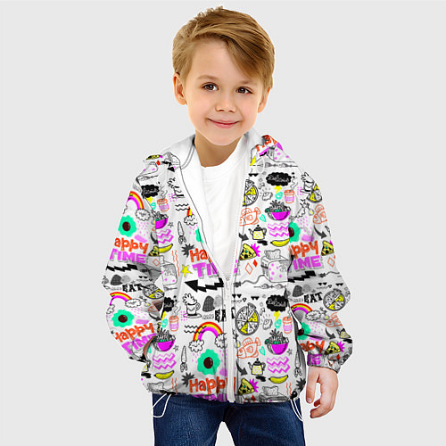 Детская куртка HAPPY TIME / 3D-Белый – фото 4