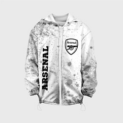 Куртка с капюшоном детская Arsenal Sport на светлом фоне, цвет: 3D-белый