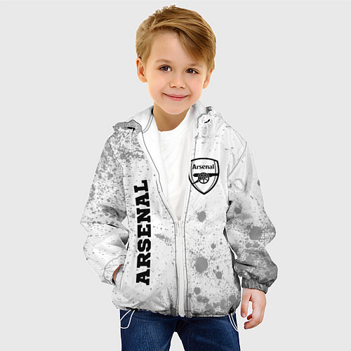 Детская куртка Arsenal Sport на светлом фоне / 3D-Белый – фото 4
