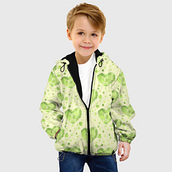 Куртка с капюшоном детская Сердце листвы, цвет: 3D-черный — фото 2