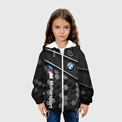 Куртка с капюшоном детская BMW : Технологическая Броня, цвет: 3D-белый — фото 2