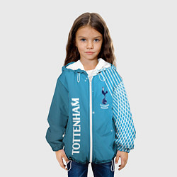 Куртка с капюшоном детская Тоттенхэм хотспур Абстракция, цвет: 3D-белый — фото 2