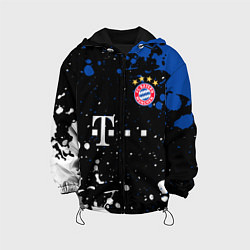 Куртка с капюшоном детская Bayern munchen Краска, цвет: 3D-черный