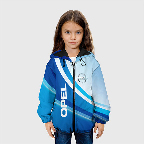 Детская куртка Opel абстракция / 3D-Черный – фото 3