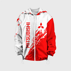 Детская куртка Mitsubishi - красная текстура