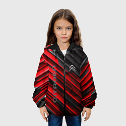 Куртка с капюшоном детская Citroёn - sport, цвет: 3D-черный — фото 2