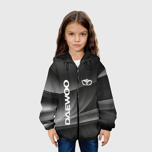Детская куртка Daewoo - абстракция / 3D-Черный – фото 3