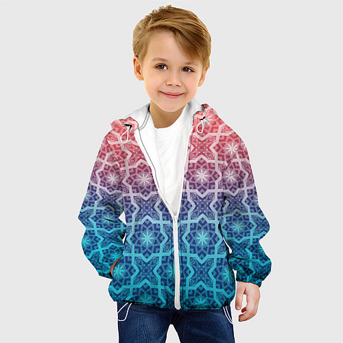 Детская куртка Восточная мозаика / 3D-Белый – фото 4