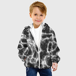 Куртка с капюшоном детская Дымные корни, цвет: 3D-белый — фото 2
