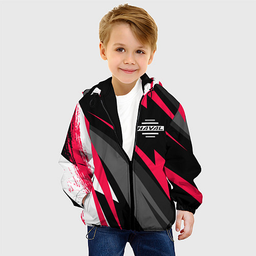 Детская куртка Haval fast lines / 3D-Черный – фото 4