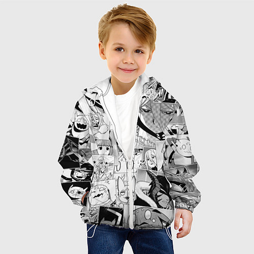 Детская куртка Да я паук и что с того pattern / 3D-Белый – фото 4