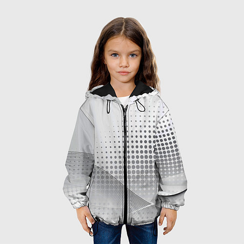 Детская куртка Стальной градиент / 3D-Черный – фото 3