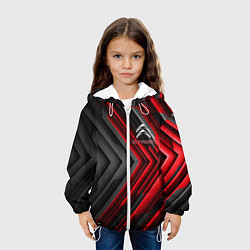 Куртка с капюшоном детская Citroen строгий стиль, цвет: 3D-белый — фото 2