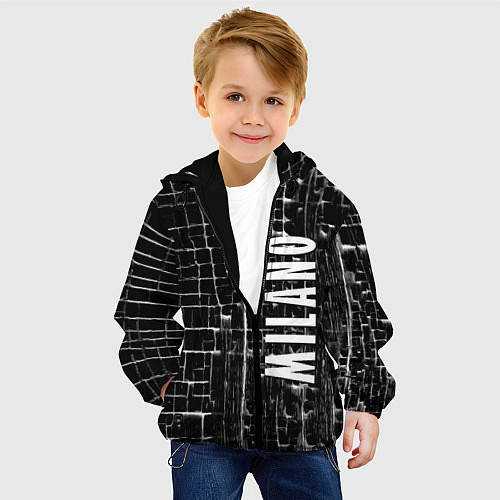 Детская куртка Milano - autumn - winter 2025 / 3D-Черный – фото 4