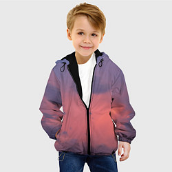 Куртка с капюшоном детская Розовая туча, цвет: 3D-черный — фото 2