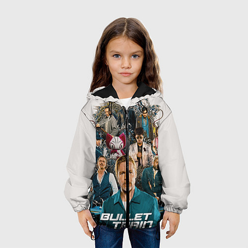 Детская куртка Bullet train / 3D-Черный – фото 3