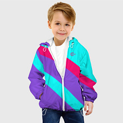 Куртка с капюшоном детская Аля восьмидесятые FIRM, цвет: 3D-белый — фото 2