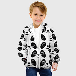 Куртка с капюшоном детская Panda bing dun dun, цвет: 3D-белый — фото 2