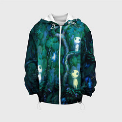 Куртка с капюшоном детская Kodama tree, цвет: 3D-белый