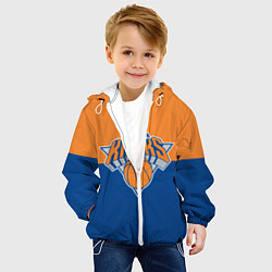 Куртка с капюшоном детская Нью-Йорк Никс НБА, цвет: 3D-белый — фото 2