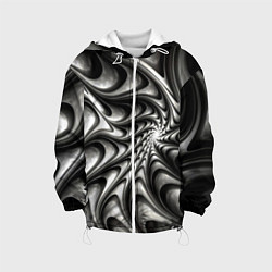 Детская куртка Abstract fractal grey
