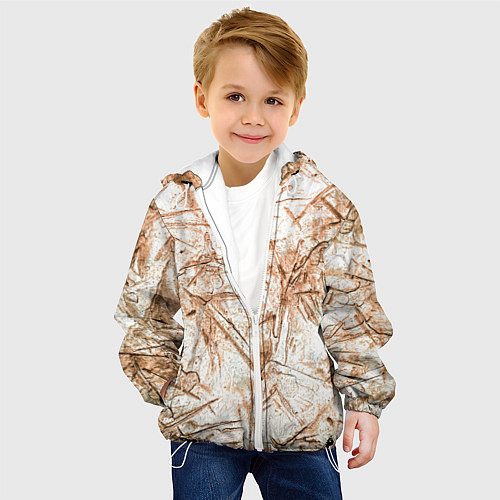 Детская куртка Резкие контуры / 3D-Белый – фото 4