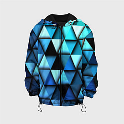 Куртка с капюшоном детская Blue triangle, цвет: 3D-черный
