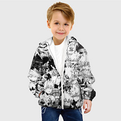 Куртка с капюшоном детская Кацуки Бакуго - Моя геройская академия, цвет: 3D-белый — фото 2