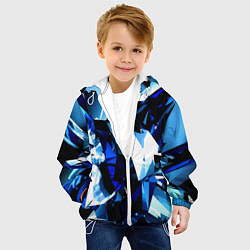 Куртка с капюшоном детская Crystal blue form, цвет: 3D-белый — фото 2