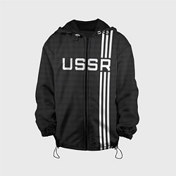 Куртка с капюшоном детская USSR carbon, цвет: 3D-черный