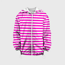 Детская куртка Ярко-розовые полосы