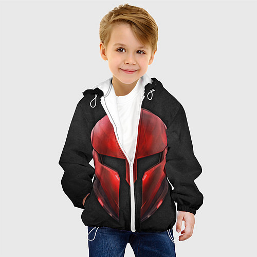 Детская куртка Red Gladiator / 3D-Белый – фото 4