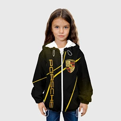 Куртка с капюшоном детская Porsche - Gold line, цвет: 3D-белый — фото 2