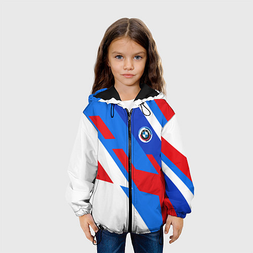 Детская куртка Bmw - perfomance colors / 3D-Черный – фото 3