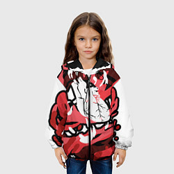 Куртка с капюшоном детская The Bloody Heart, цвет: 3D-черный — фото 2