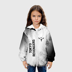Куртка с капюшоном детская Tokyo Revengers glitch на светлом фоне: надпись, с, цвет: 3D-белый — фото 2