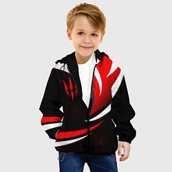 Куртка с капюшоном детская Ведьмак - спортивная униформа, цвет: 3D-черный — фото 2