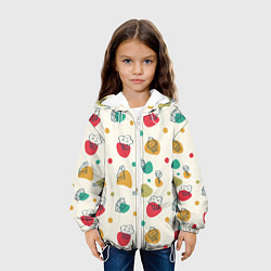 Куртка с капюшоном детская Сладкий повар, цвет: 3D-белый — фото 2
