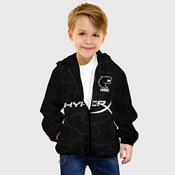Куртка с капюшоном детская Furia black, цвет: 3D-черный — фото 2