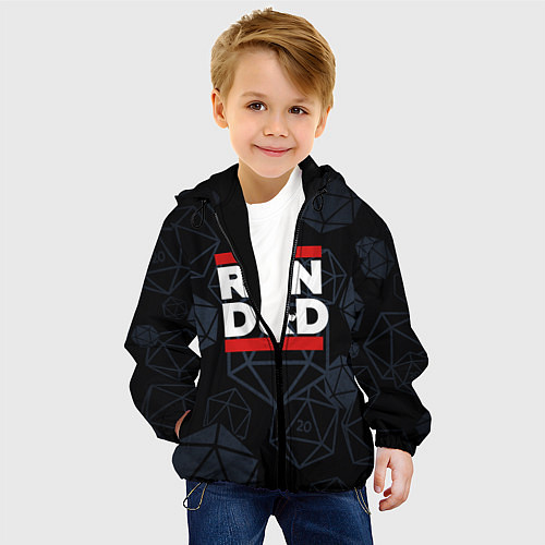 Детская куртка Подземелья и драконы dnd / 3D-Черный – фото 4