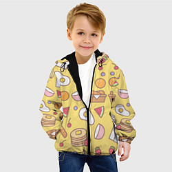 Куртка с капюшоном детская Вкусняшка, цвет: 3D-черный — фото 2